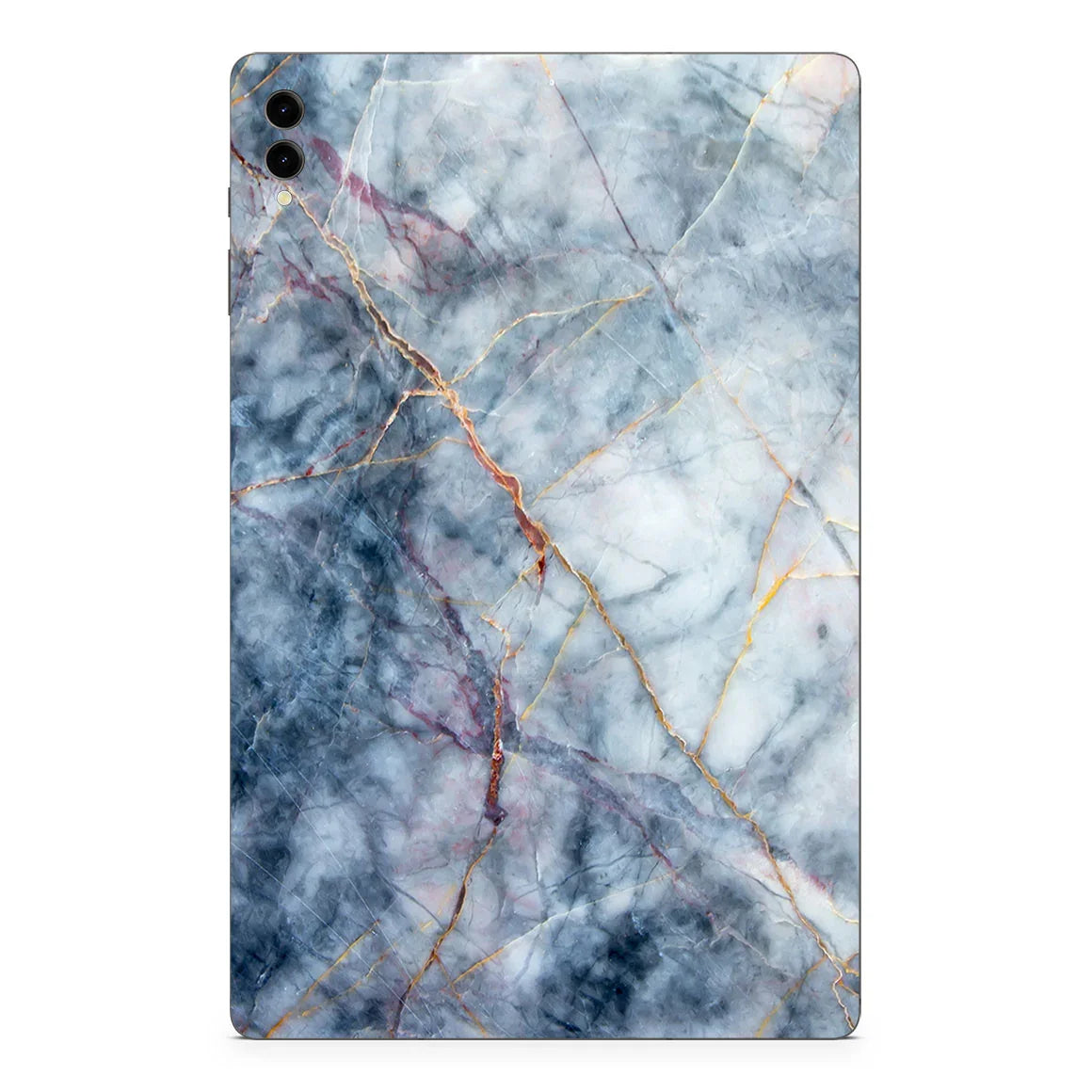 Galaxy Tab S9 Ultra Marble Series Blue Gold Skin