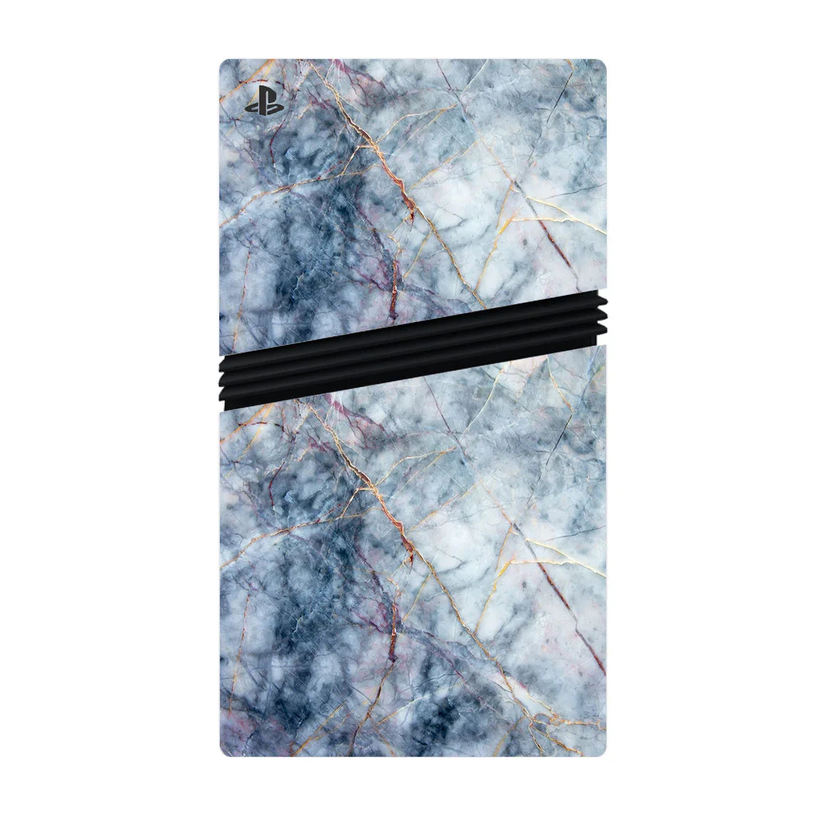 Playstation 5 Pro Marble Series Blue Gold Skin