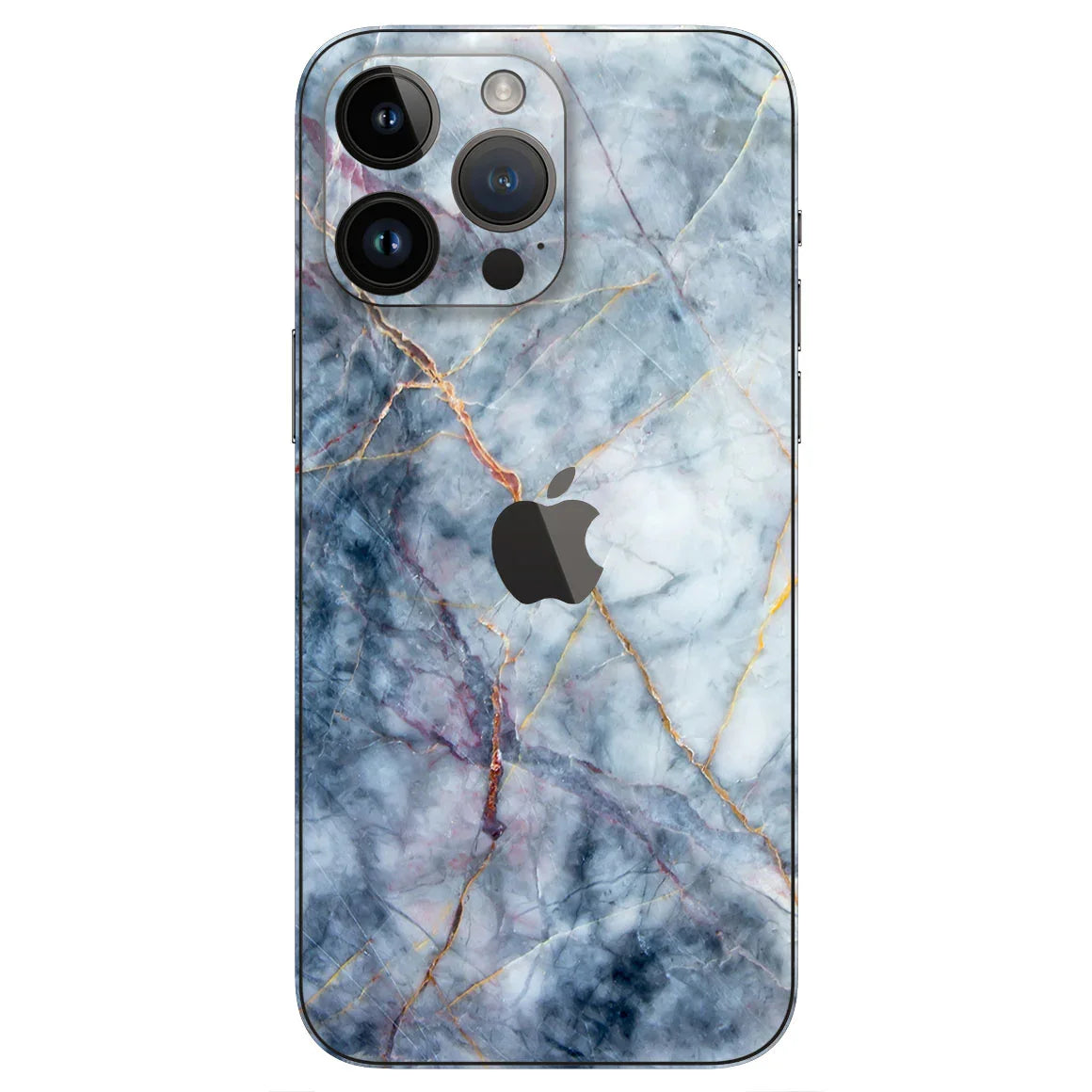 iPhone 16 Pro Marble Series Blue Gold