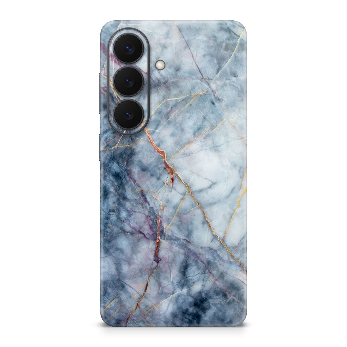 Galaxy S26 Marble Series Blue Gold Skin