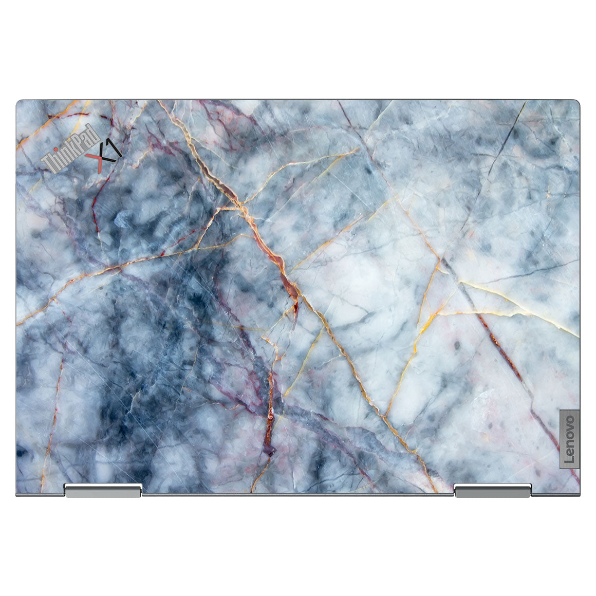 Lenovo ThinkPad X1 Yoga Gen 7 Marble Series Blue Gold Skin