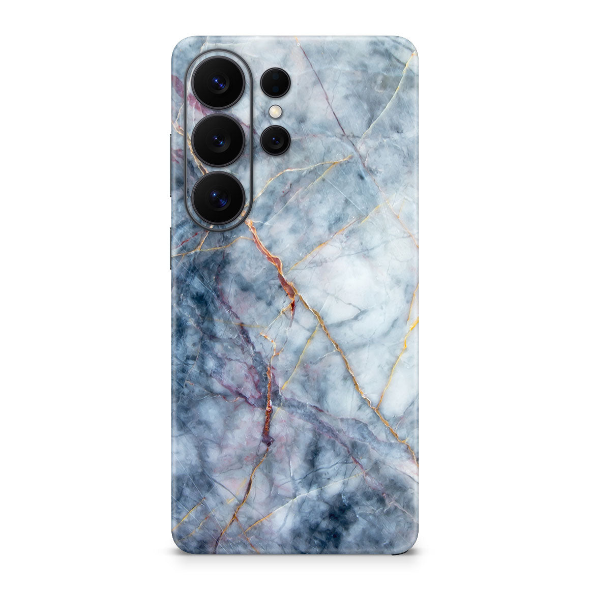 Galaxy S26 Ultra Marble Series Blue Gold Skin
