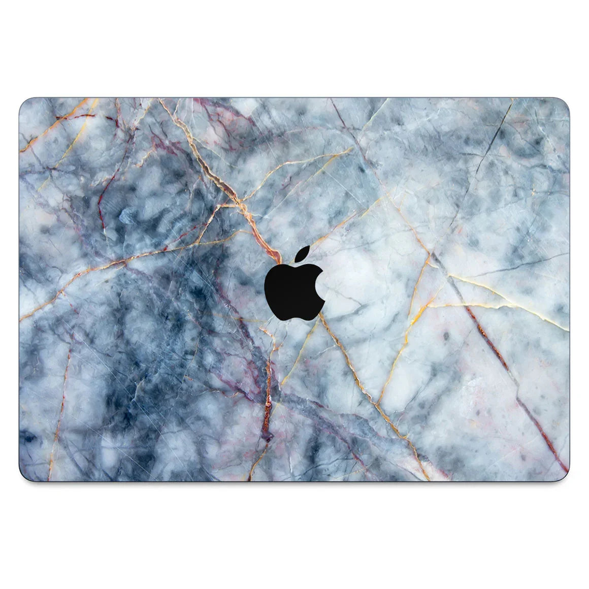 MacBook Air 13.6" (2025 M4) Marble Series Blue Gold Skin