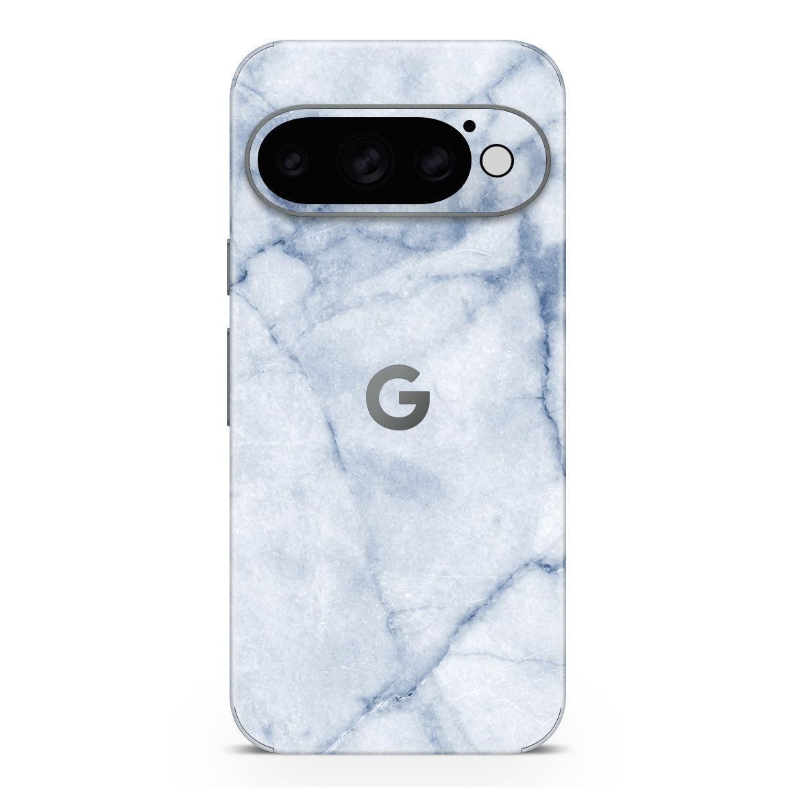Pixel 11 Pro Marble Series Blue Skin
