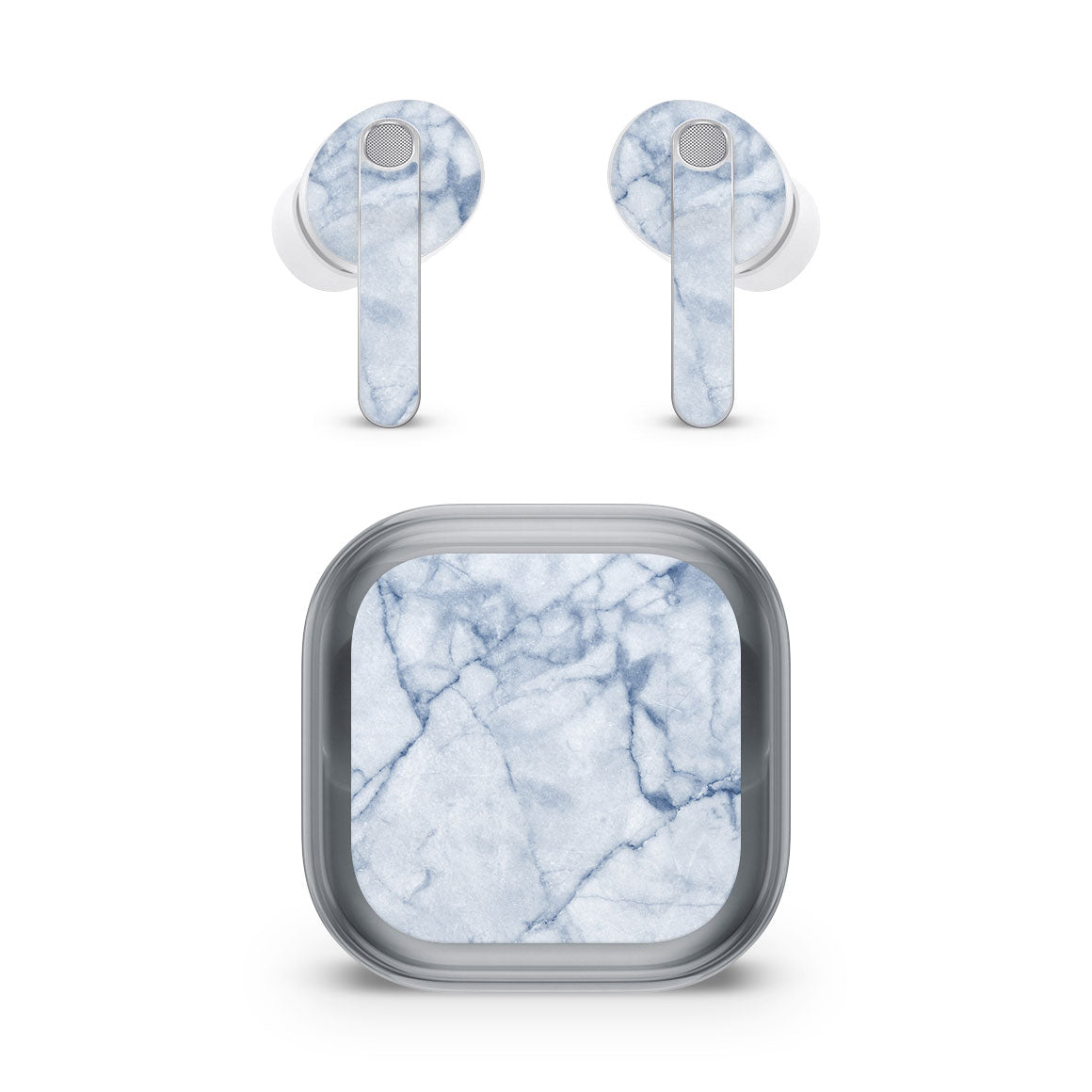Galaxy Buds4 Pro Marble Series Blue Skin