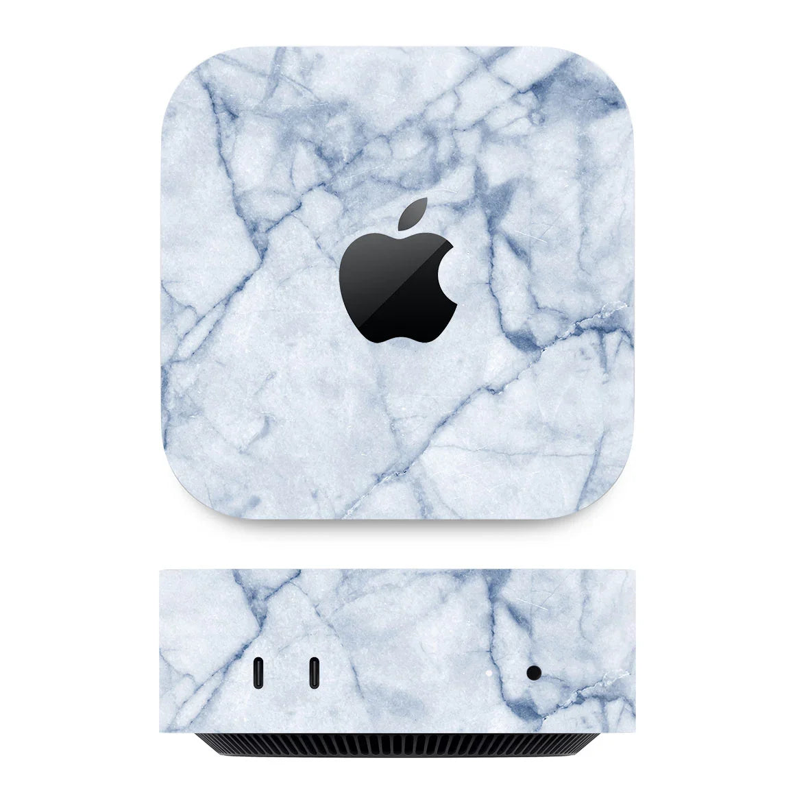 Mac Mini M4 Marble Series Blue Skin