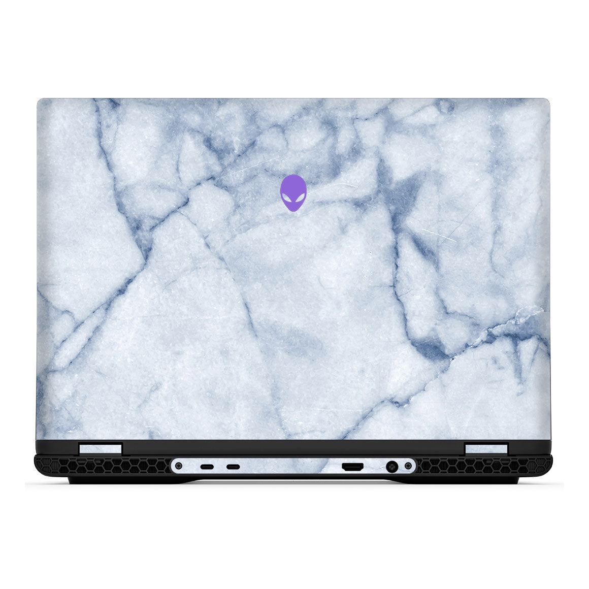 Alienware m16 R2 Marble Series Blue Skin
