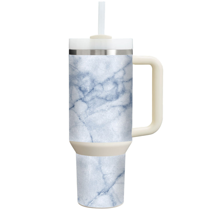 Stanley Personalized Tumbler Marble Series Blue Skin