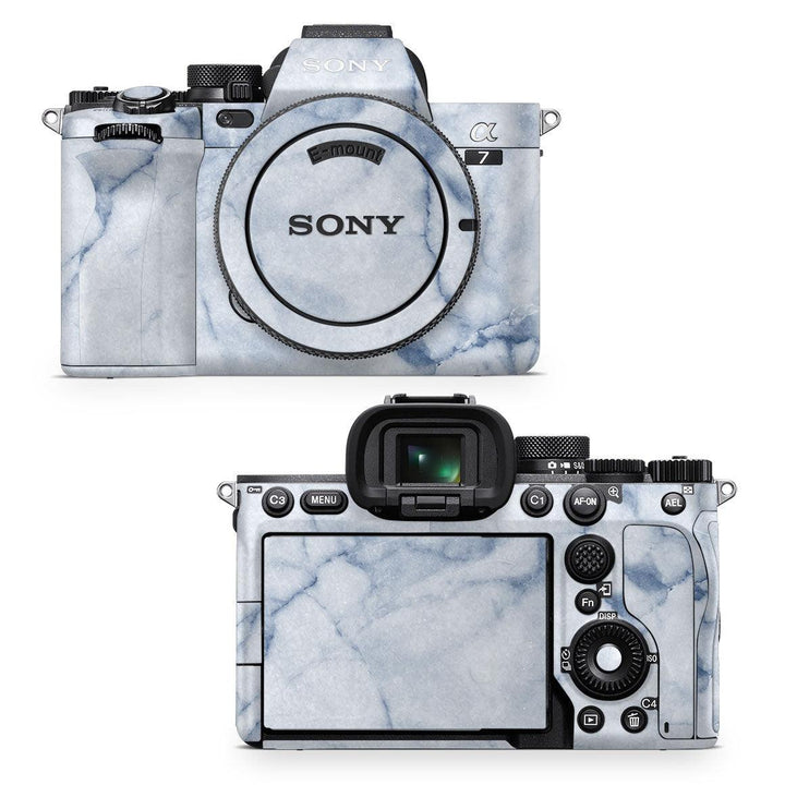 Sony A7 IV Mirrorless Camera Marble Series Skins - Slickwraps
