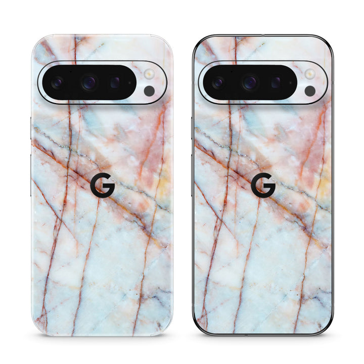 Pixel 10 Pro Marble Series Colorful Skin