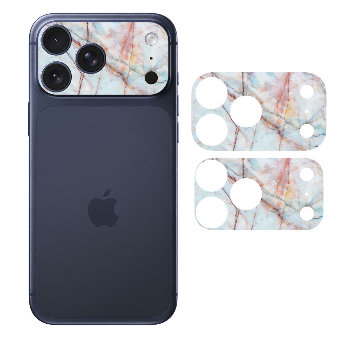 iPhone 17 Pro Max Camera Bar (Plateau) Marble Series Colorful