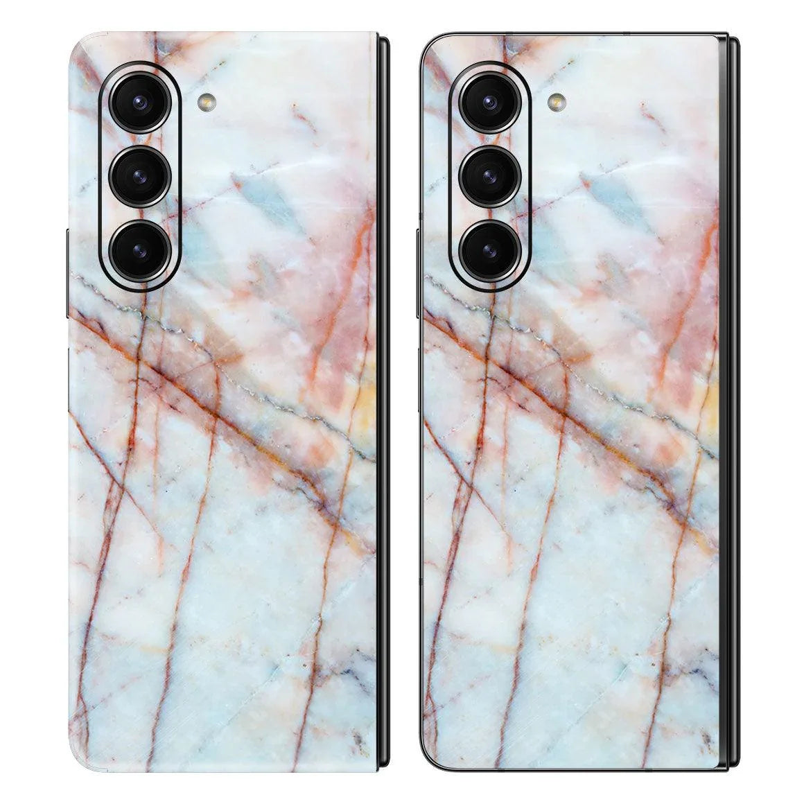 Galaxy Z Fold 5 Marble Series Skins - Slickwraps
