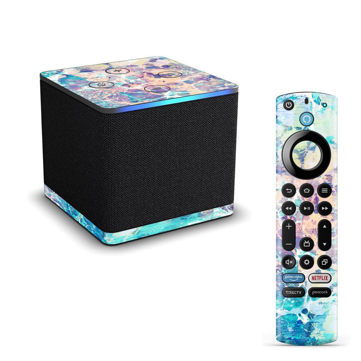 Amazon Fire TV Cube (3rd Gen) Marble Series Skins - Slickwraps