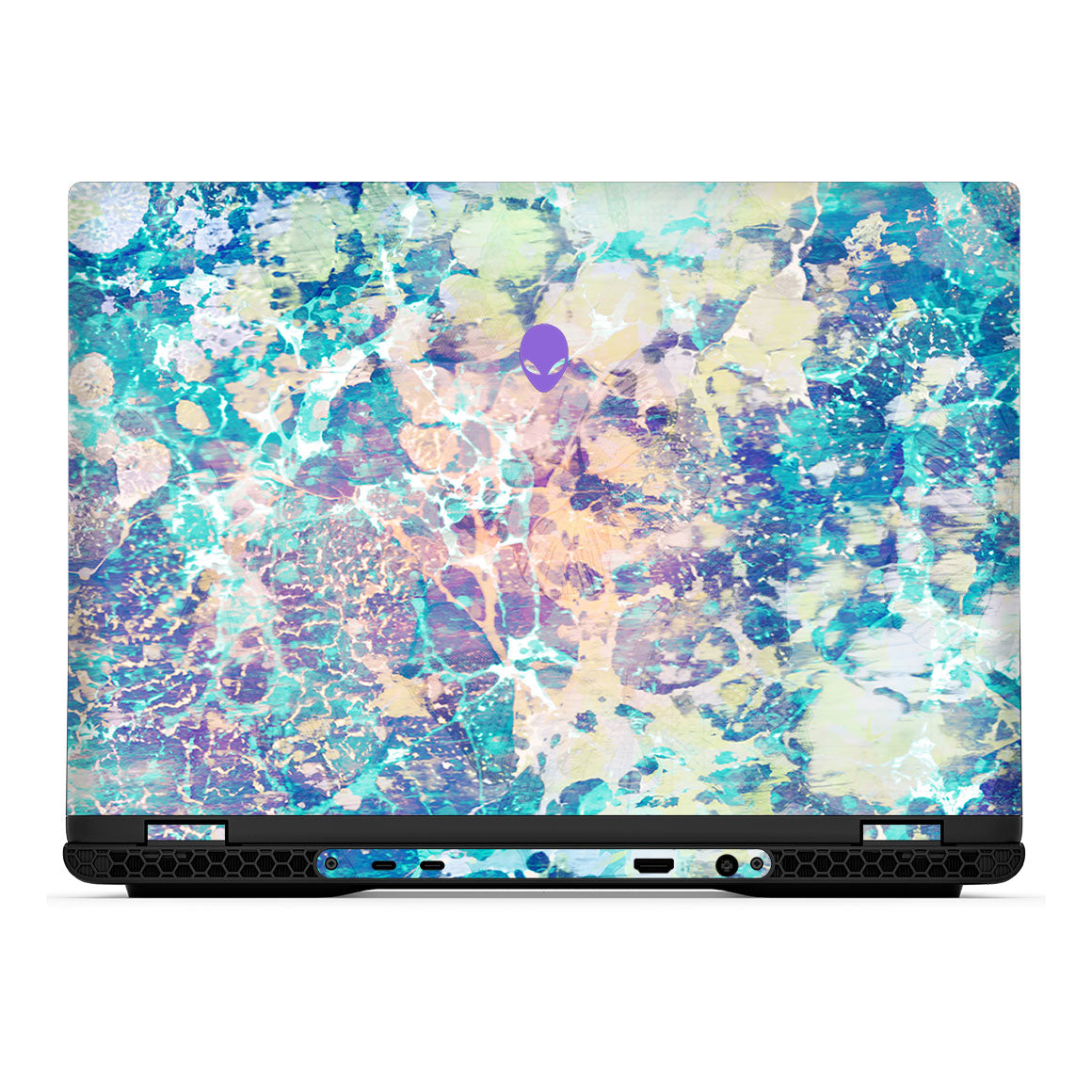 Alienware m16 R2 Marble Series Cotton Candy Skin