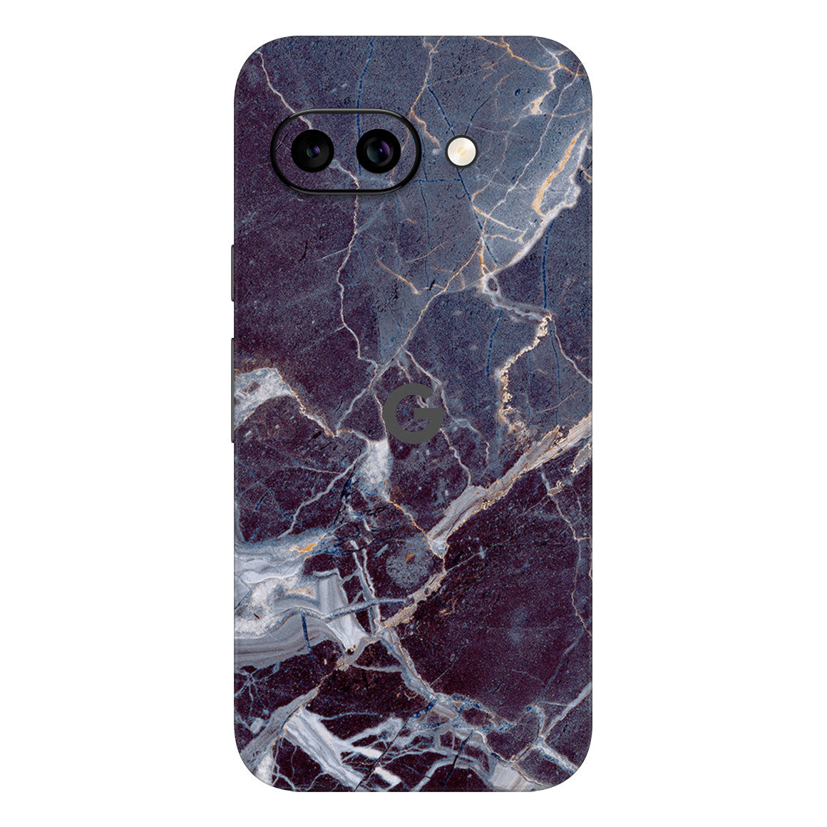 Pixel 9a Marble Series Dark Blue Skin