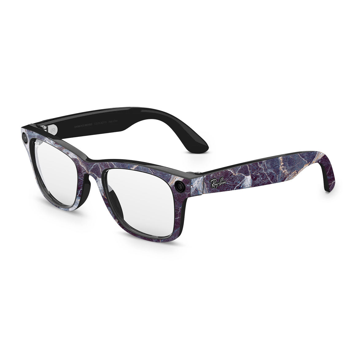 Ray-Ban Meta Wayfarer Marble Series Dark Blue Skin