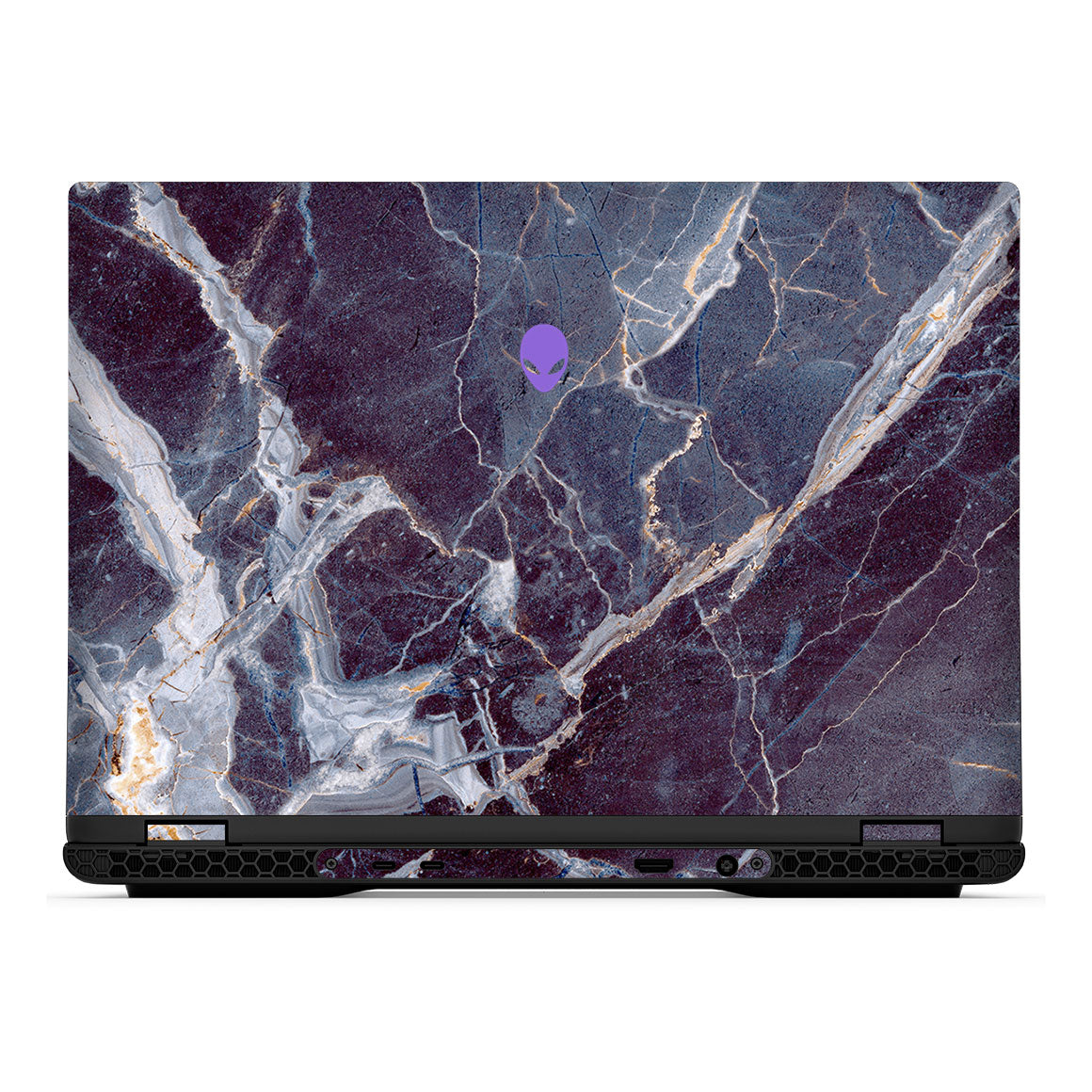 Alienware m16 R2 Marble Series Dark Blue Skin