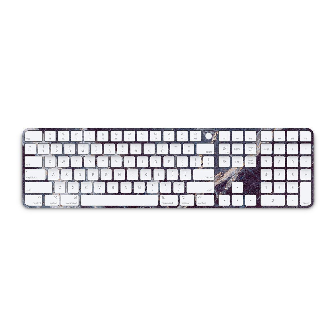 Magic Keyboard with Touch ID and Numeric Keypad Marble Series Skins - Slickwraps