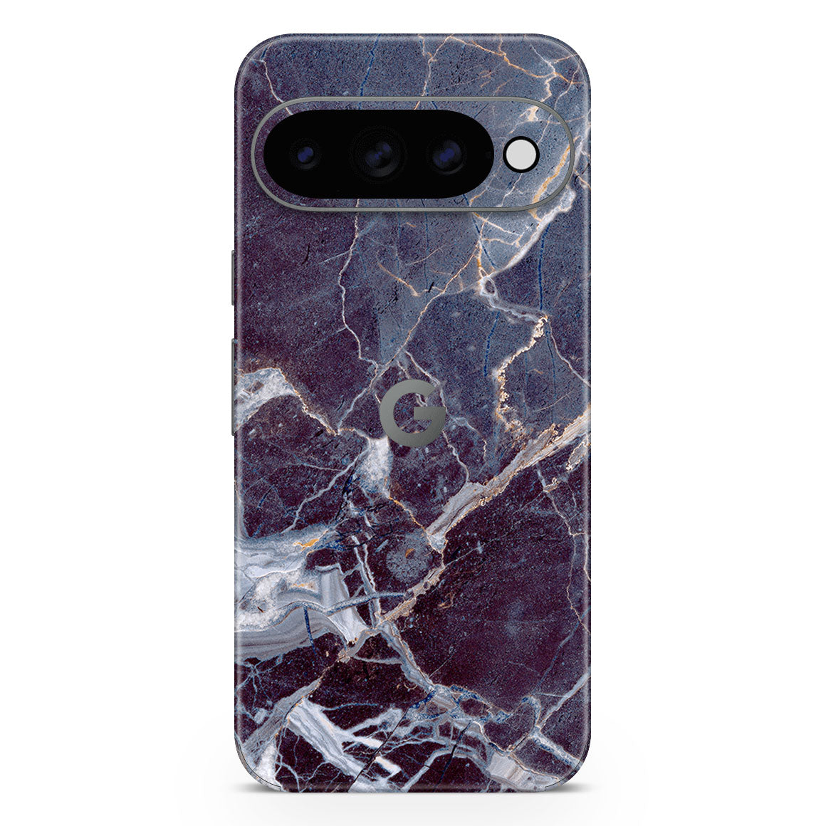 Pixel 11 Pro XL Marble Series Dark Blue Skin