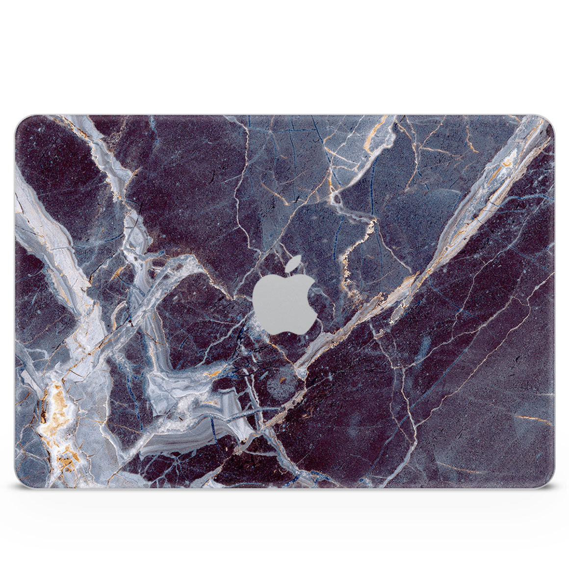 MacBook Neo Marble Series Dark Blue Skin