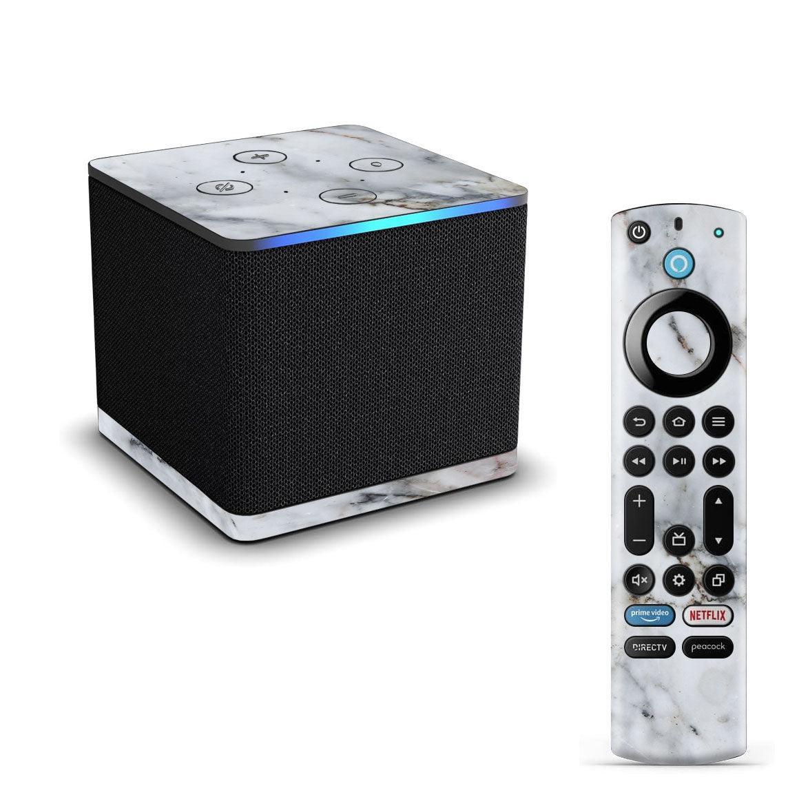 Amazon Fire TV Cube (3rd Gen) Marble Series Skins - Slickwraps