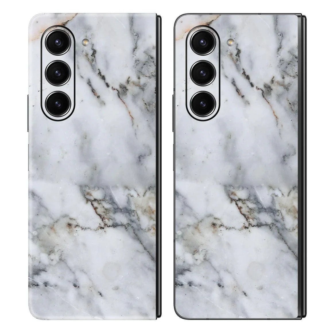 Galaxy Z Fold 5 Marble Series Skins - Slickwraps