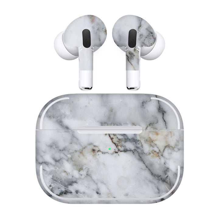 AirPods Pro 3 Marble Series Gray Skin
