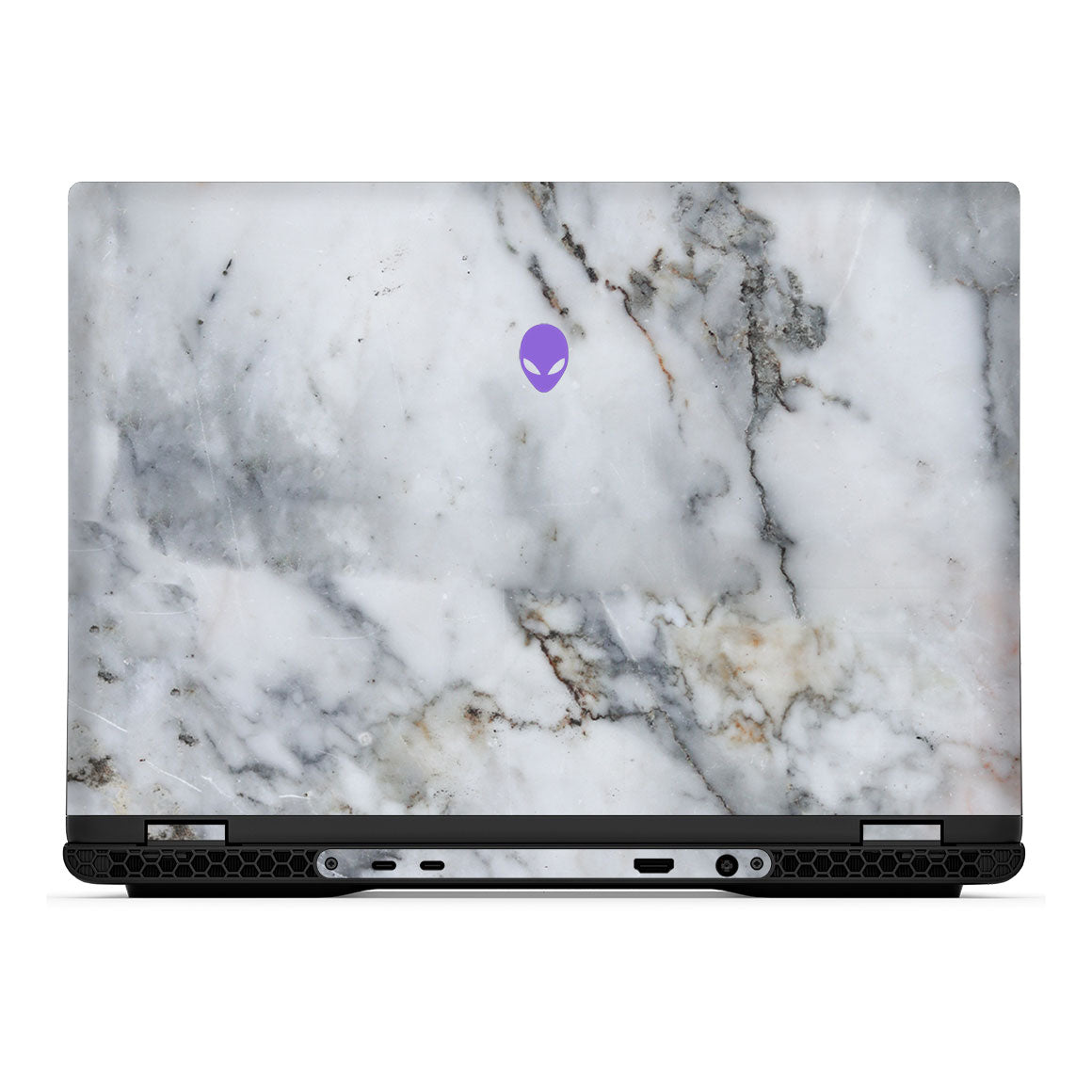 Alienware m16 R2 Marble Series Gray Skin