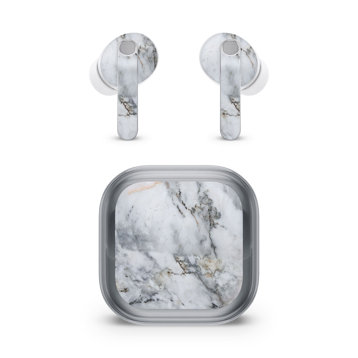 Galaxy Buds4 Pro Marble Series Gray Skin