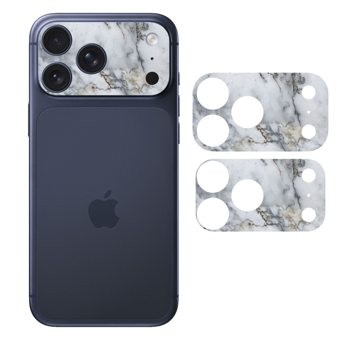 iPhone 17 Pro Max Camera Bar (Plateau) Marble Series Gray