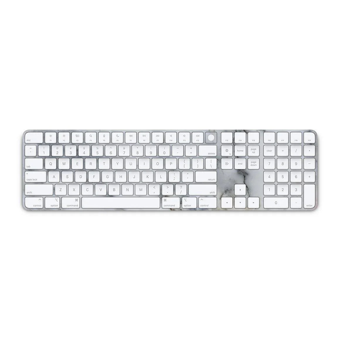 Magic Keyboard with Touch ID and Numeric Keypad Marble Series Skins - Slickwraps