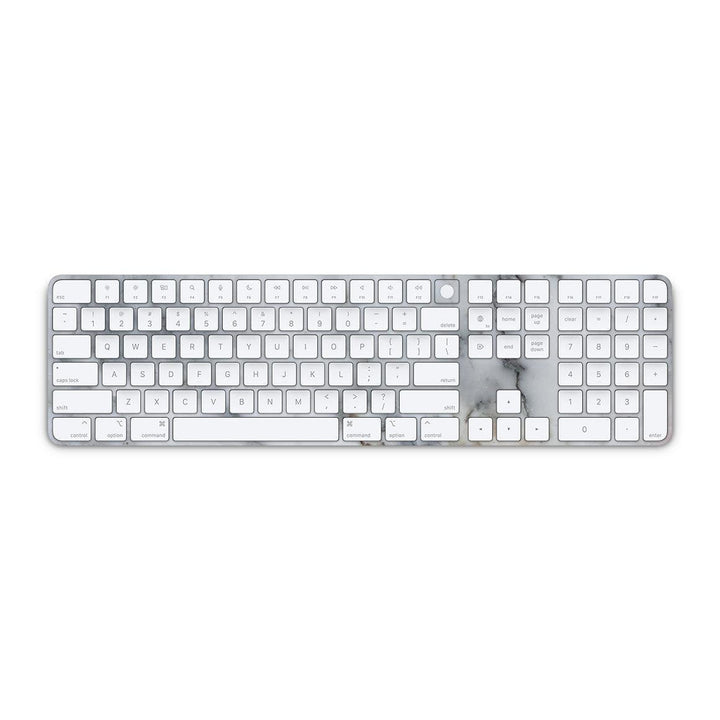 Magic Keyboard with Touch ID and Numeric Keypad Marble Series Skins - Slickwraps