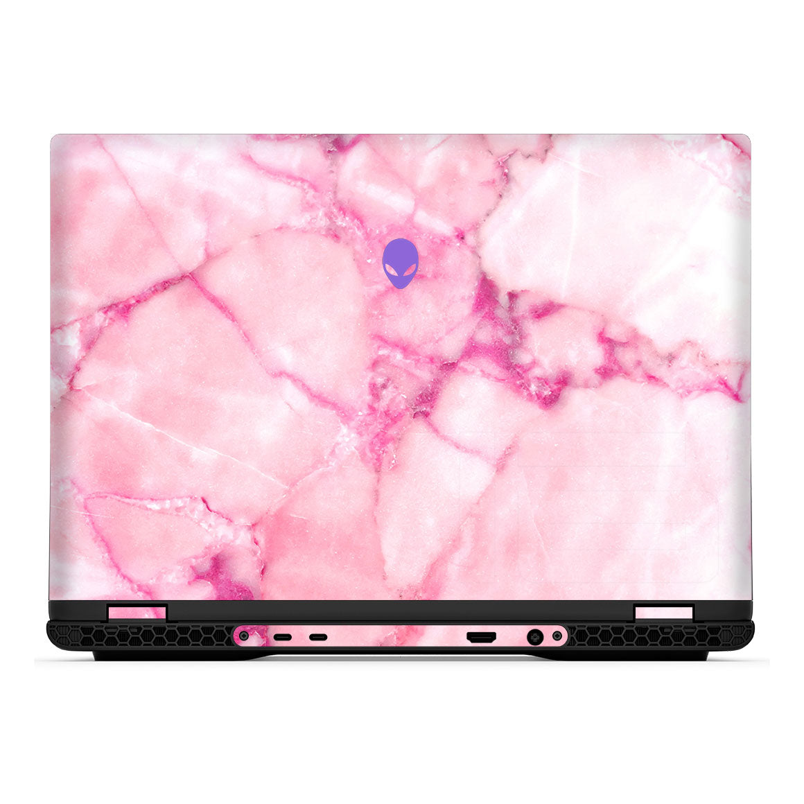 Alienware m16 R2 Marble Series Pink Skin