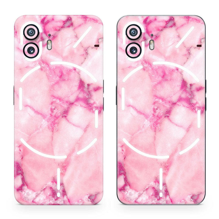 Nothing Phone 2 Marble Series Pink Skin