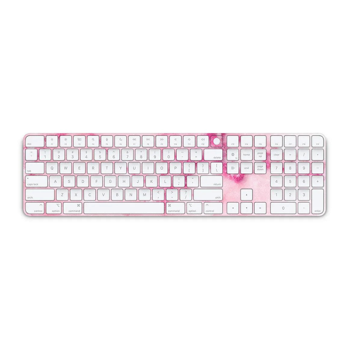 Magic Keyboard with Touch ID and Numeric Keypad Marble Series Skins - Slickwraps