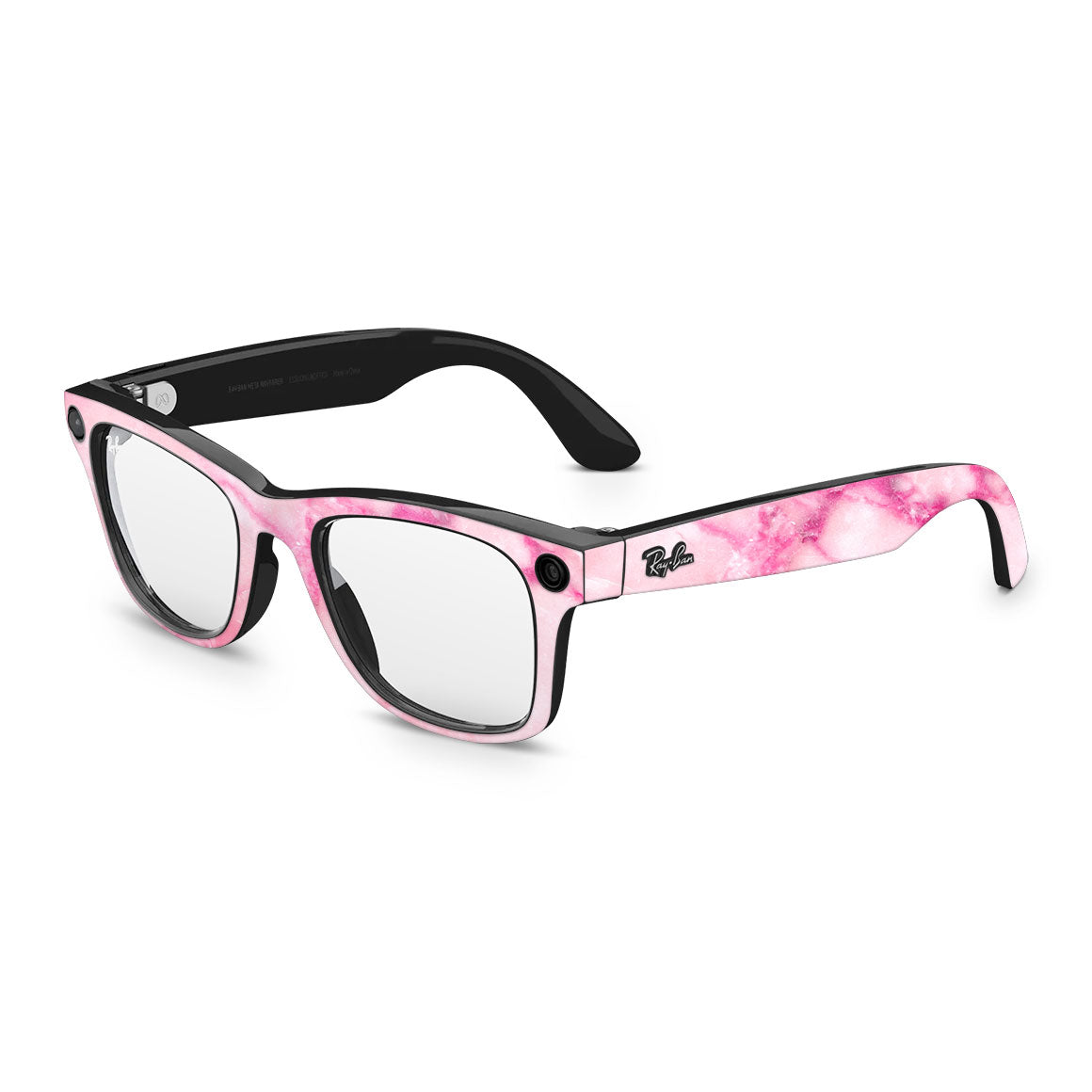 Ray-Ban Meta Wayfarer Marble Series Pink Skin