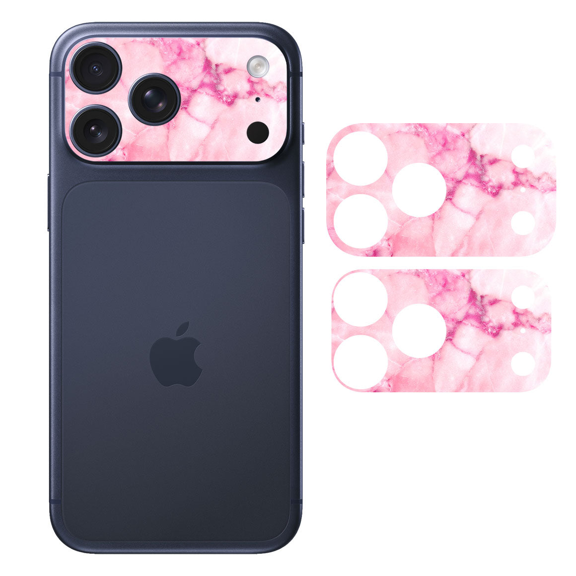 iPhone 17 Pro Max Camera Bar (Plateau) Marble Series Pink