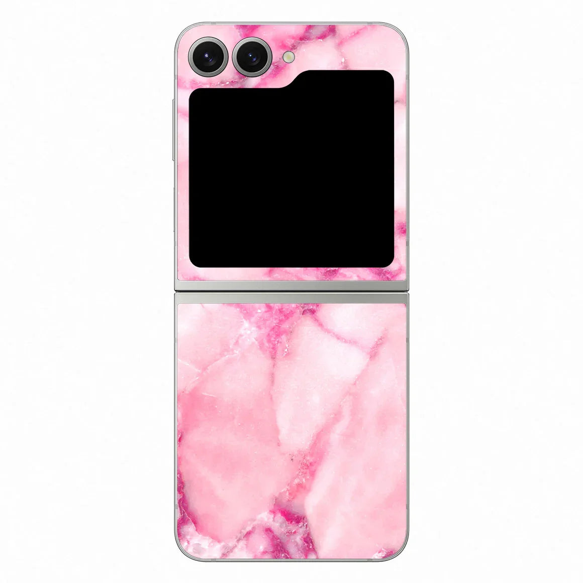 Galaxy Z Flip 6 Marble Series Pink Skin
