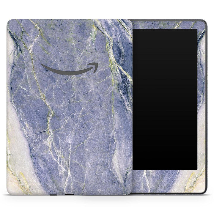 Kindle Paperwhite 6.8" 11th Gen Marble Series Too Blue Skin