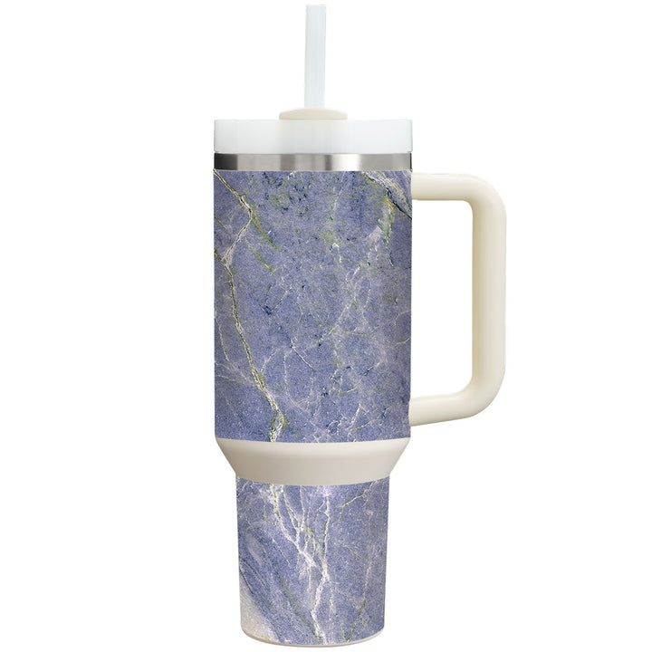 Stanley Personalized Tumbler Marble Series Too Blue Skin