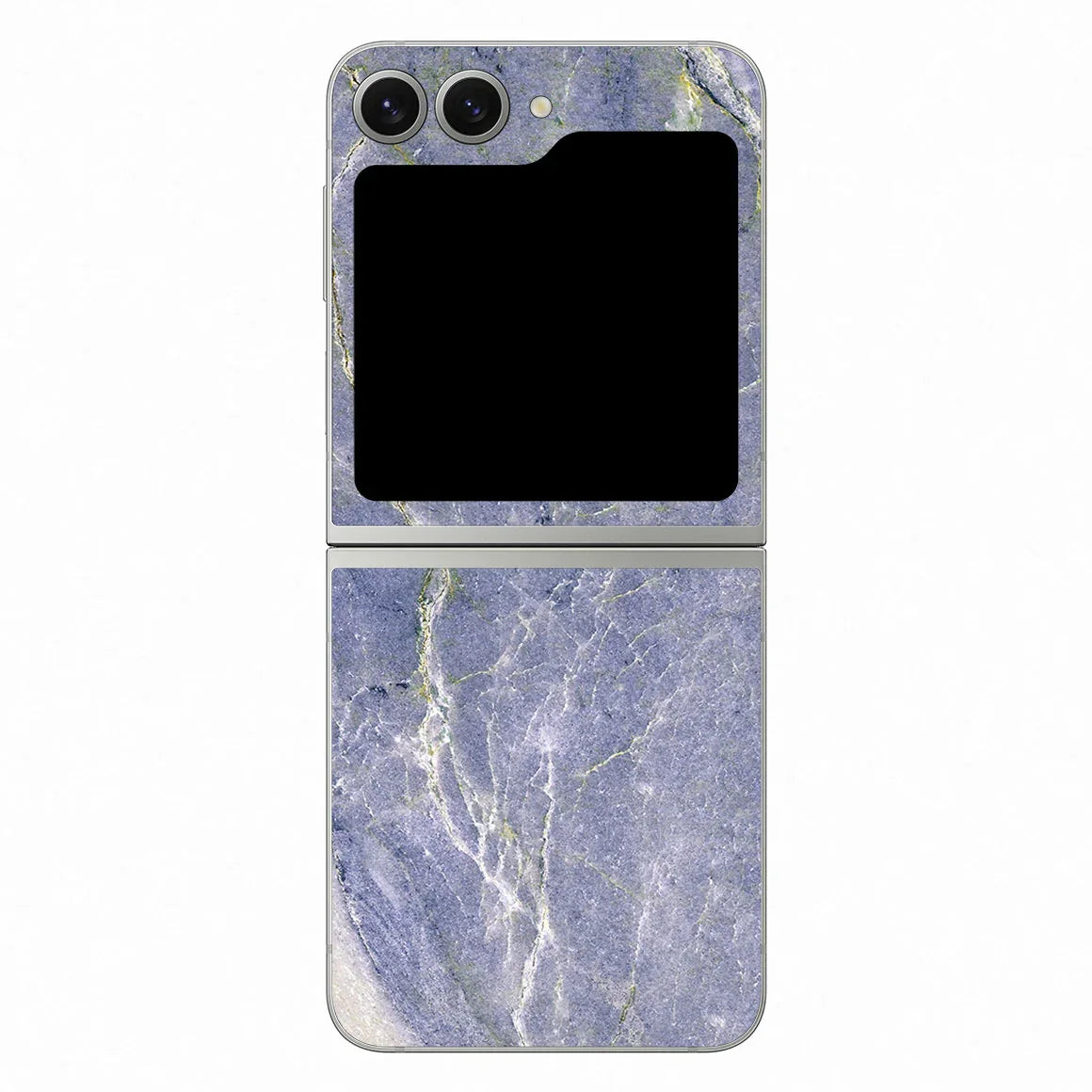 Galaxy Z Flip 6 Marble Series Too Blue Skin