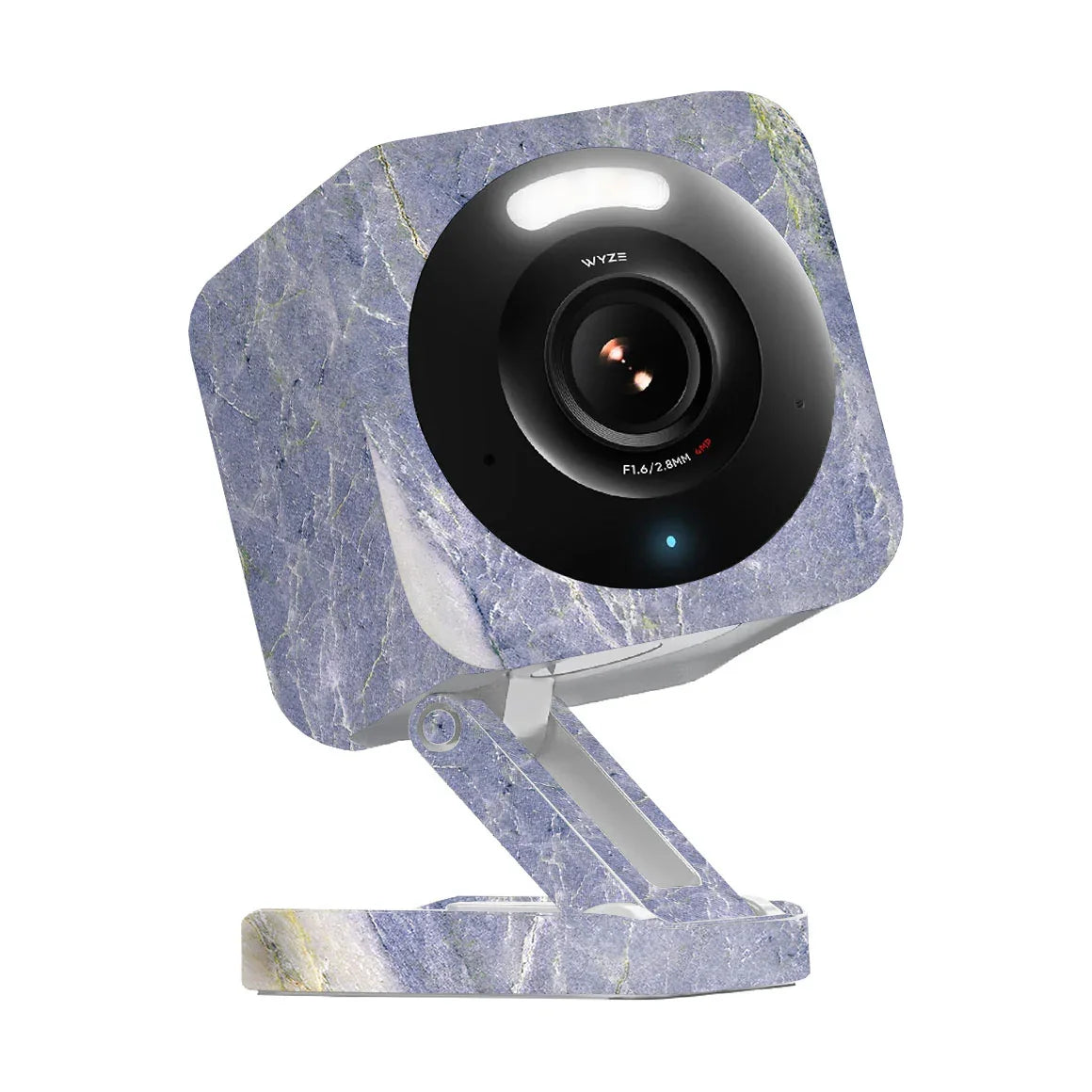 Wyze Cam v4 Marble Series Too Blue Skin