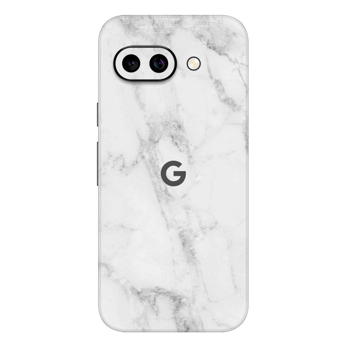 Pixel 9a Marble Series White Skin