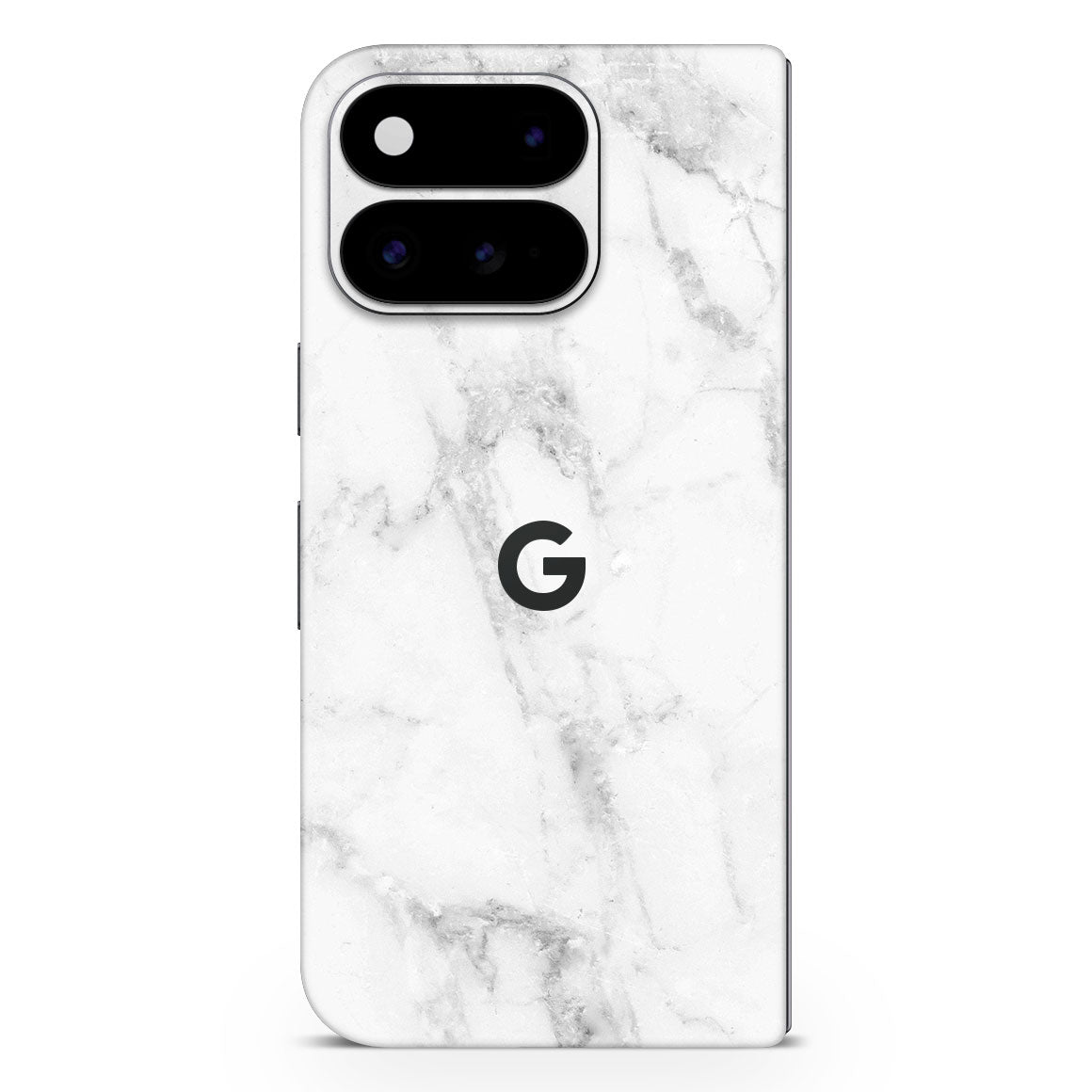Pixel 11 Pro Fold Marble Series White Skin