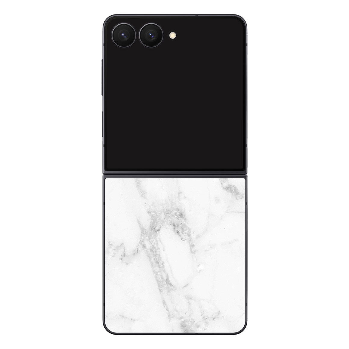 Galaxy Z Flip8 Marble Series White Skin