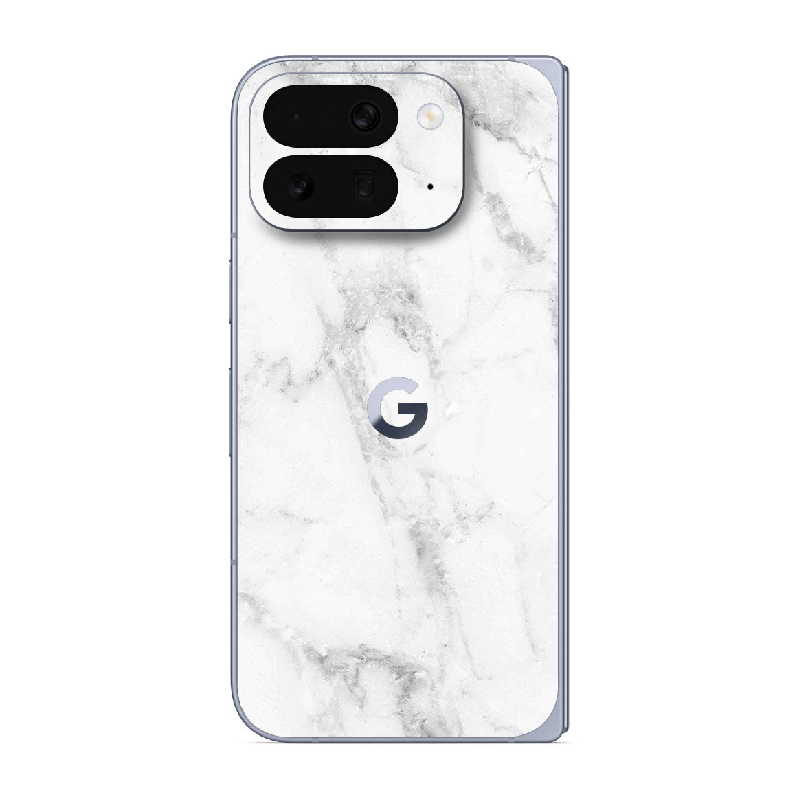 Pixel 10 Pro Fold Marble Series White Skin
