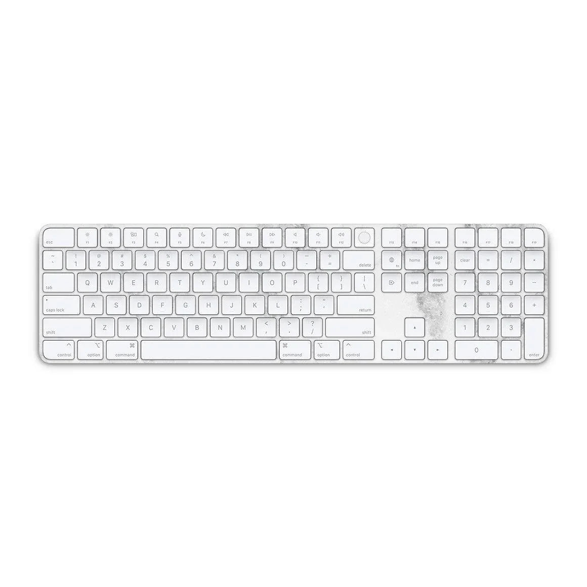 Magic Keyboard with Touch ID and Numeric Keypad Marble Series Skins - Slickwraps
