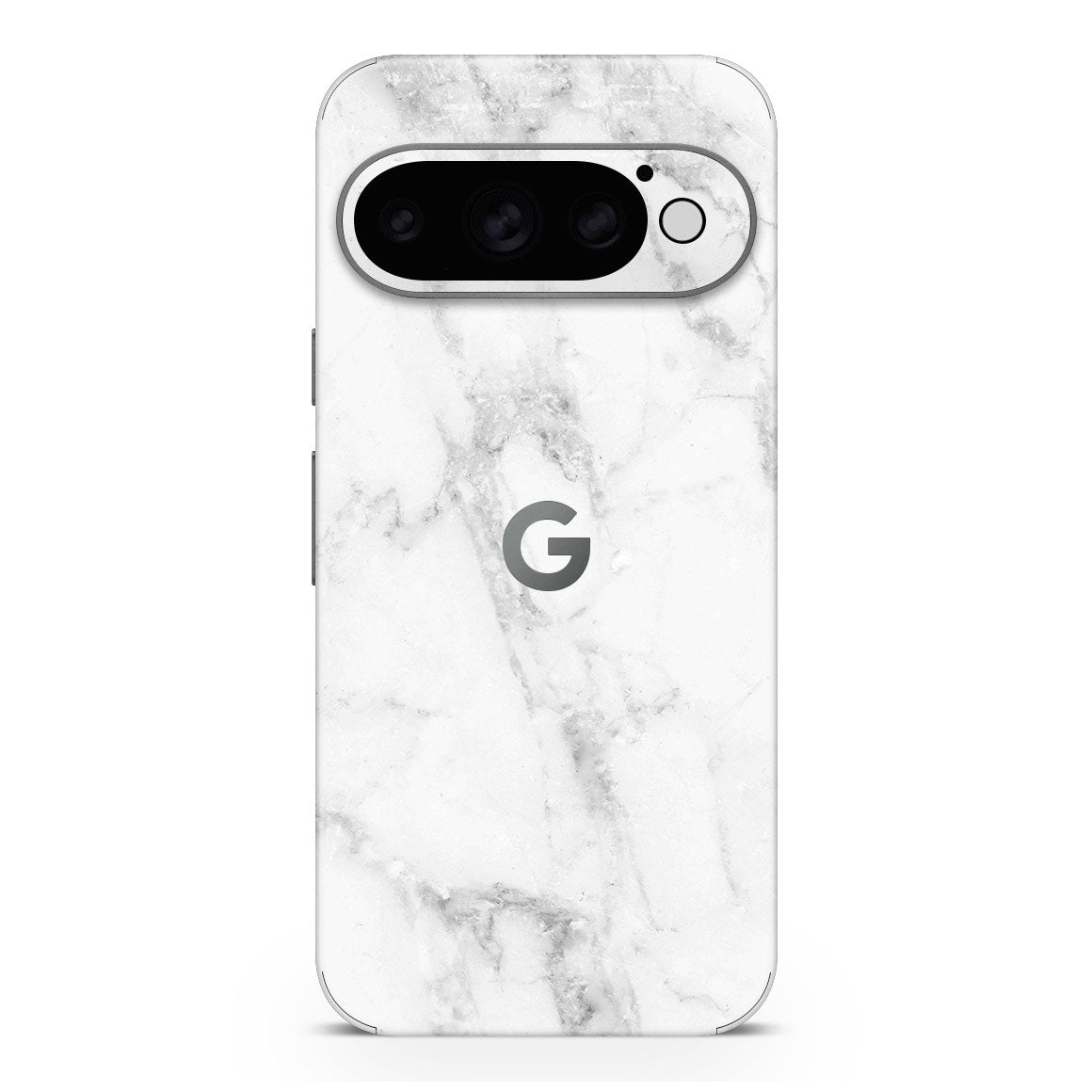 Pixel 11 Pro Marble Series White Skin