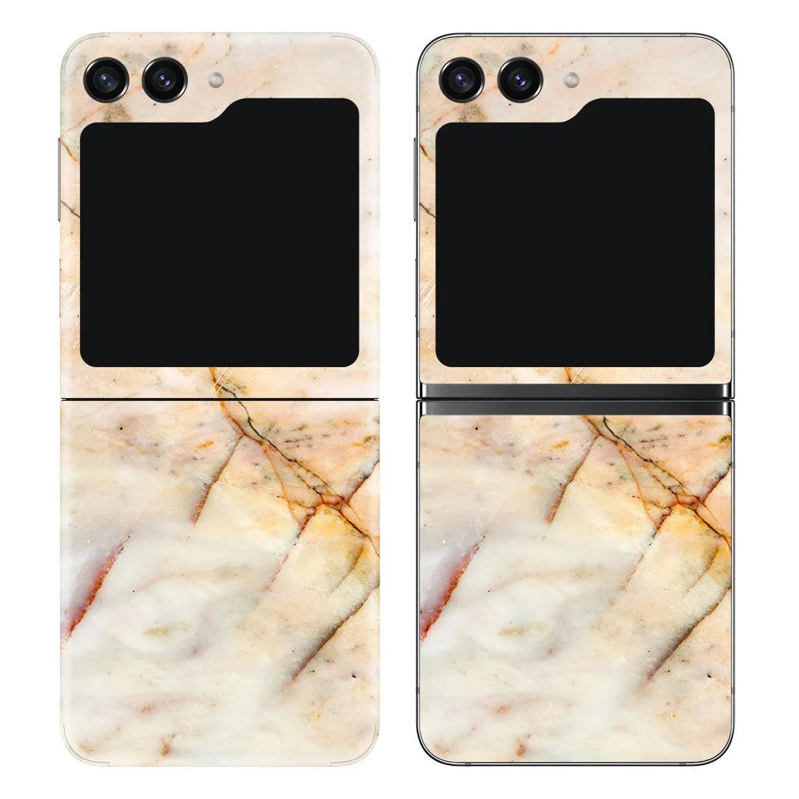Galaxy Z Flip 5 Marble Series Skins - Slickwraps
