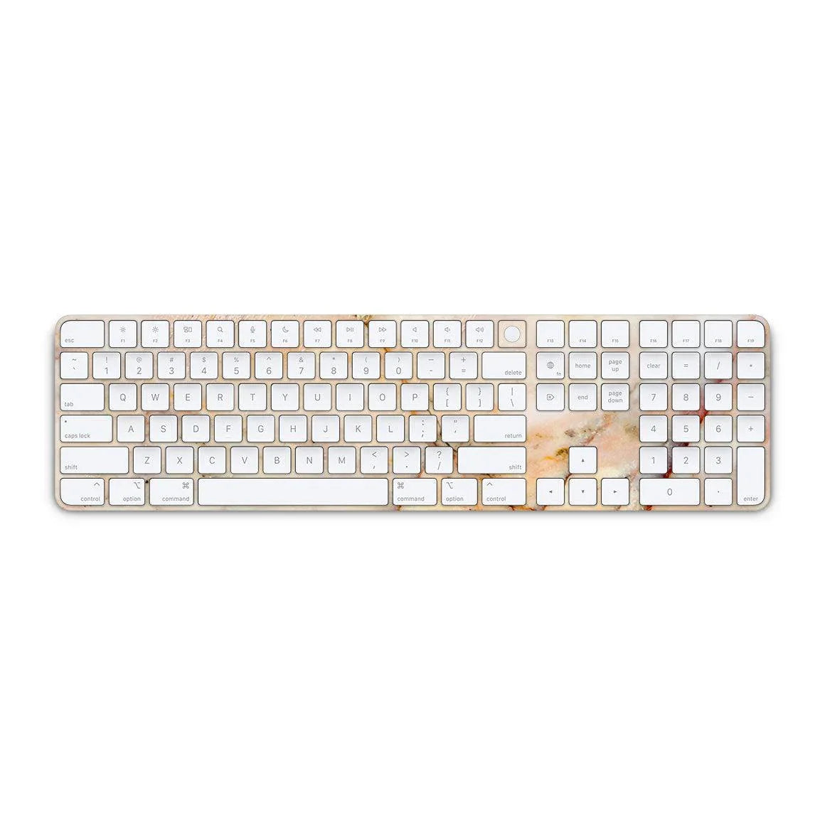 Magic Keyboard with Touch ID and Numeric Keypad Marble Series Skins - Slickwraps